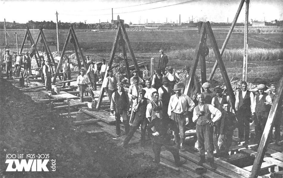 Łódź. Budowa kolektora nr II