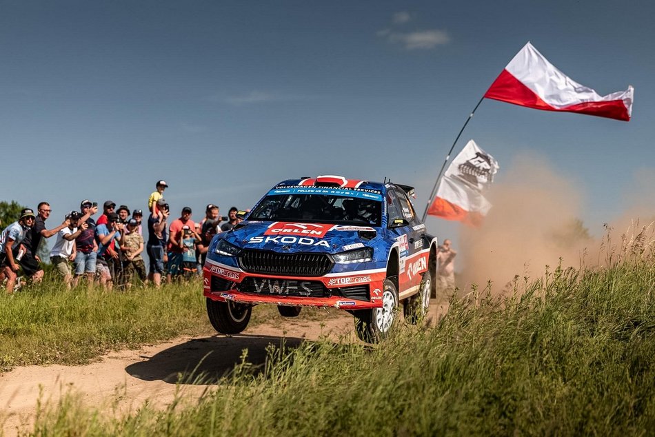 Mamy lidera! Miko Marczyk i Szymona Gospodarczyk w ORLEN OIL 81. Rajdzie Polski