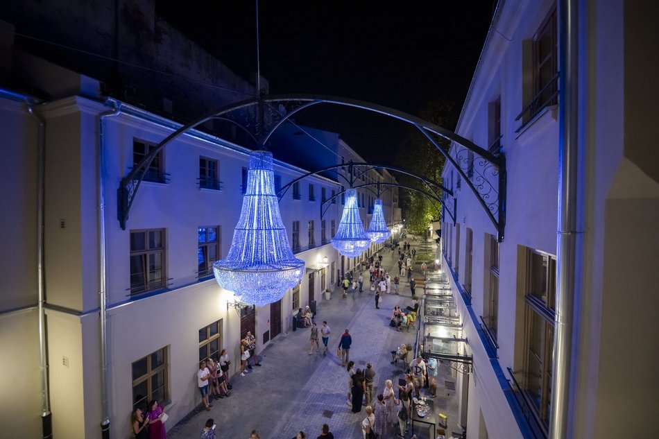 Otwarcie podwórka przy Piotrkowskiej 118