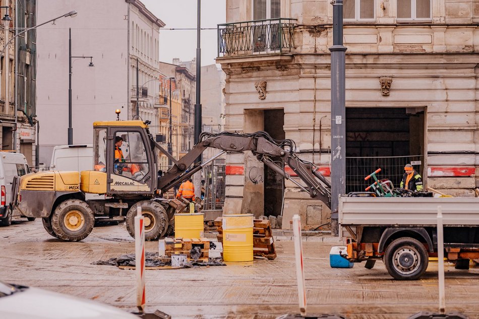 Remont skrzyżowania Legionów i Zachodniej