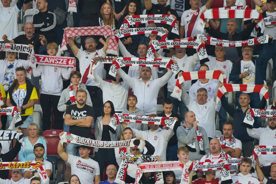 Kibice na meczu ŁKS Łódź z Polonią Bytom. Byłeś/aś tam? Odszukaj się w galerii!