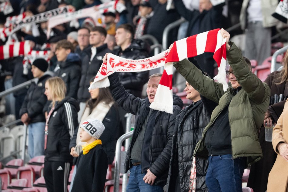 Kibice na meczu ŁKS Łódź z Miedzią Legnica. Odszukaj się w naszej galerii