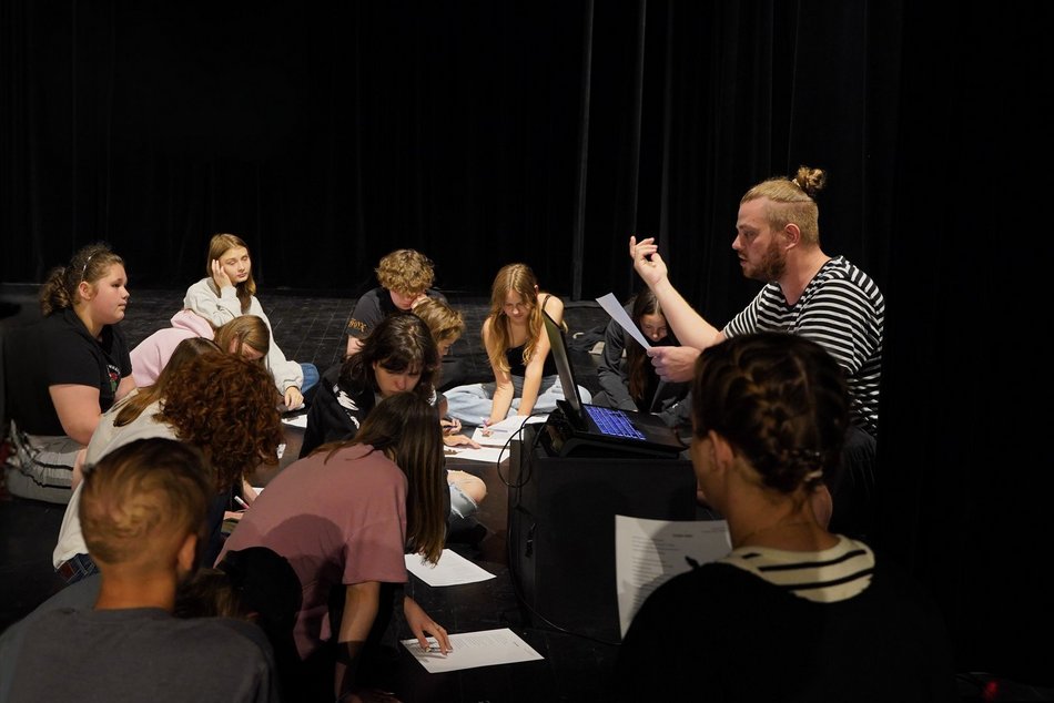 Warsztaty teatralne w Teatrze Pinokio w Łodzi dla przyszłych studentów