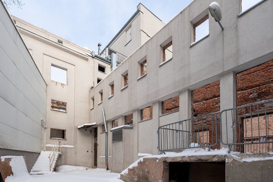 Łódź. Teatru Powszechnego w Łodzi w trakcie przebudowy