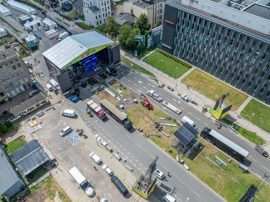 mBank scena główna w budowie