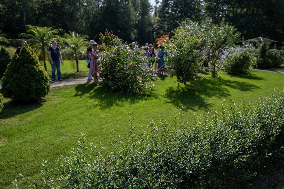 Spacer w Ogrodzie Botanicznym w Łodzi