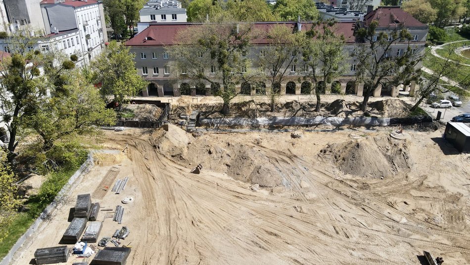 wizualizacja wyglądu Starego Rynku w Łodzi