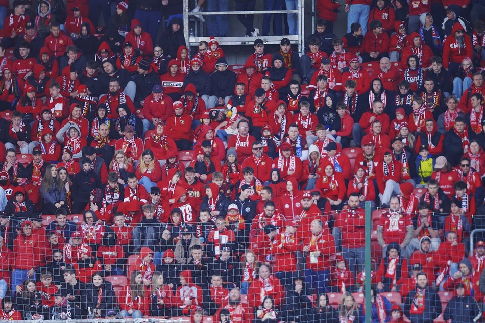 Kibice na meczu Widzewa Łódź z Motorem Lublin. Byłeś? Odszukaj się na trybunach