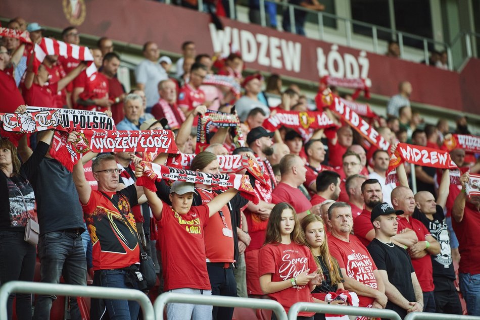 Mecz Widzew Łódź kontra Puszcza Niepołomice. Odszukaj się na zdjęciach z trybun!