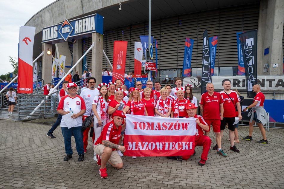 Łódź. Liga Narodów w Atlas Arenie w Łodzi. Byłeś/aś pierwszego dnia? Znajdź się w galerii!