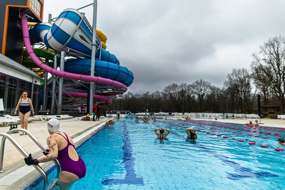 Ostatnie morsowanie w Aquaparku Fala