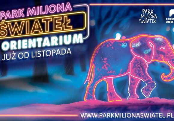 Park Miliona Świateł przy Orientarium Zoo Łódź