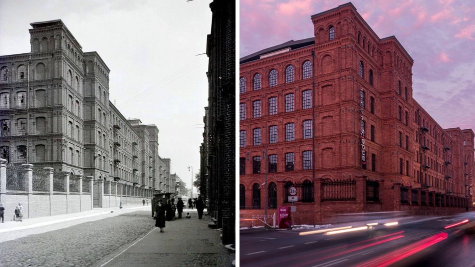 Łódź. Ogrodowa w Łodzi kiedyś i dziś. Od XIX-wiecznych fabryk po nowoczesność