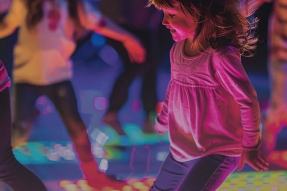 Łódź. Pixel Floor w Porcie Łódź