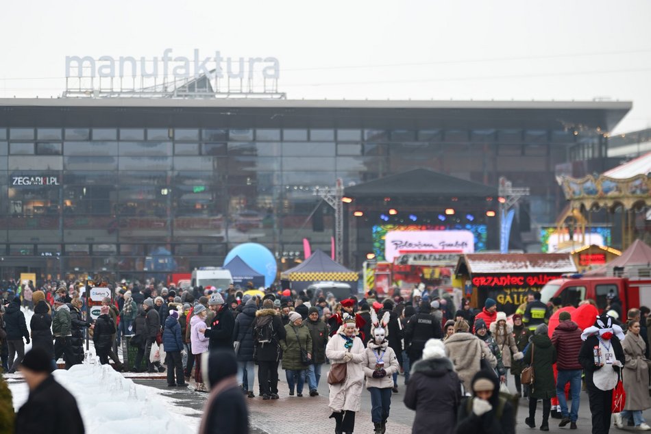 Łódź. Byłeś w Manufakturze na WOŚP 2026 w Łodzi? Znajdź się na zdjęciach!