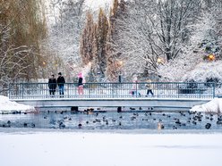 Park Helenów zimą