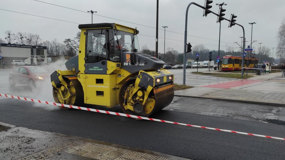 Remont drogi na ul. Aleksandrowskiej