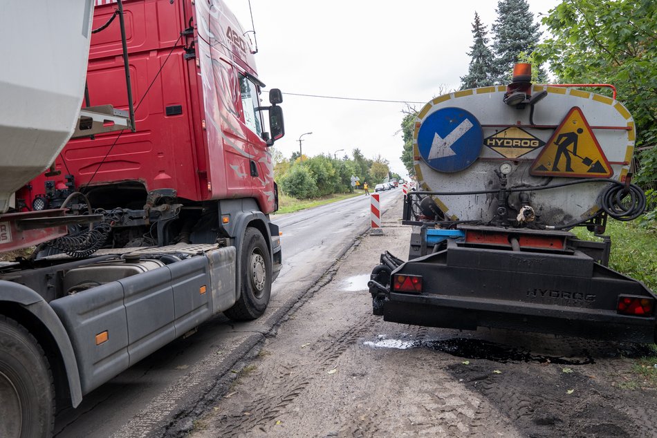 Prace na ul. Brzezińskiej