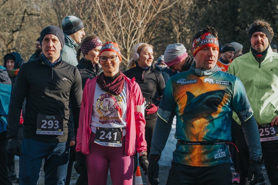 Botaniczna Piątka w Ogrodzie Botanicznym w Łodzi. Galeria z mroźnego biegu