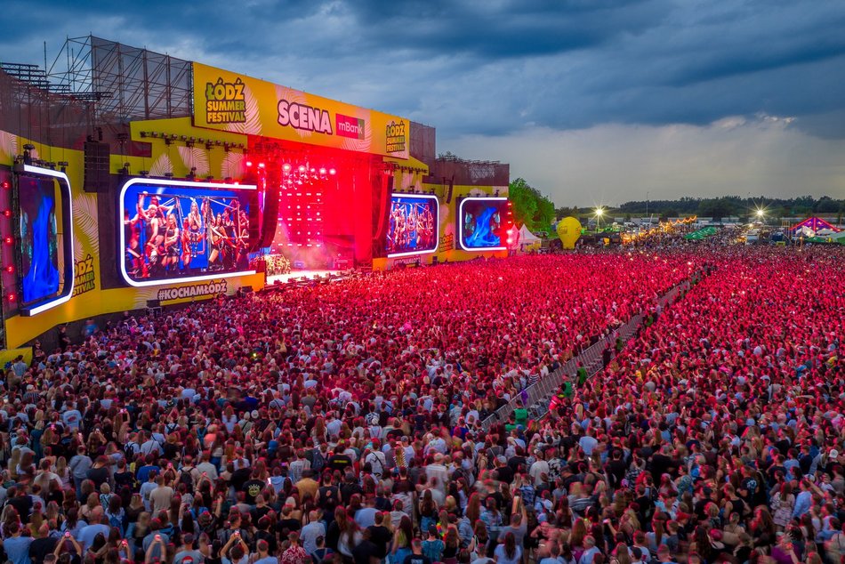 Łódź. Rekord Łódź Summer Festival 2025. Prawie 500 tys. łodzian i turystów na Łódzkich Błoniach!