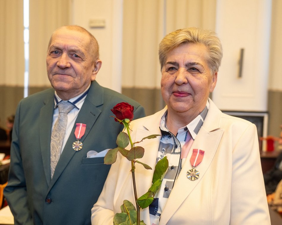 Łódź. Medale za długoletnie pożycie małżeńskie