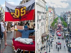 Łódź. Juwenalia 2025 w Łodzi. Kolorowy pochód studentów przeszedł Piotrkowską!