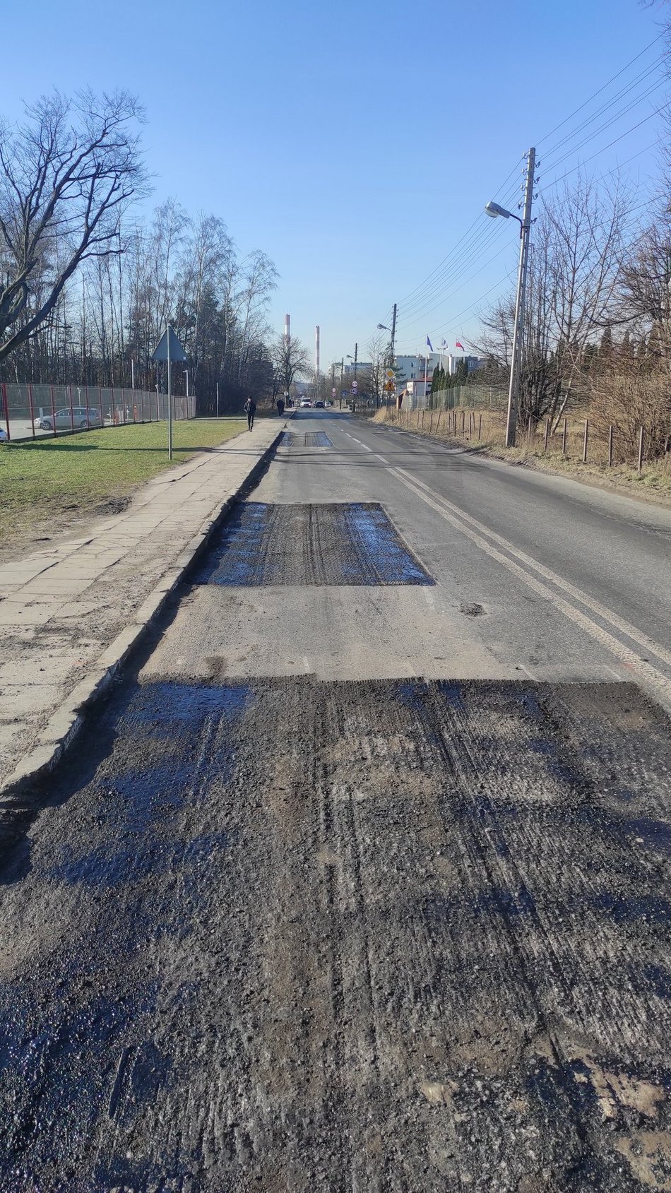 Remont cząstkowy na ul. Zakładowej