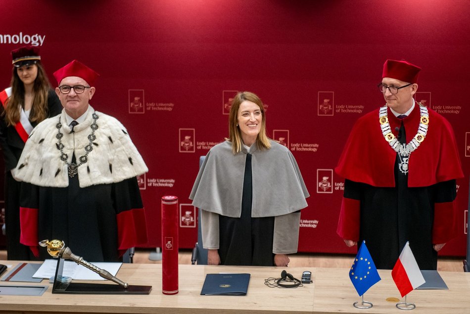 Roberta Metsola uhonorowana doktoratem honoris causa Politechniki Łódzkiej