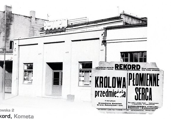 Dawny budynek kinematografu Kometa, a potem kina Rekord przy ul. Rzgowskiej 2