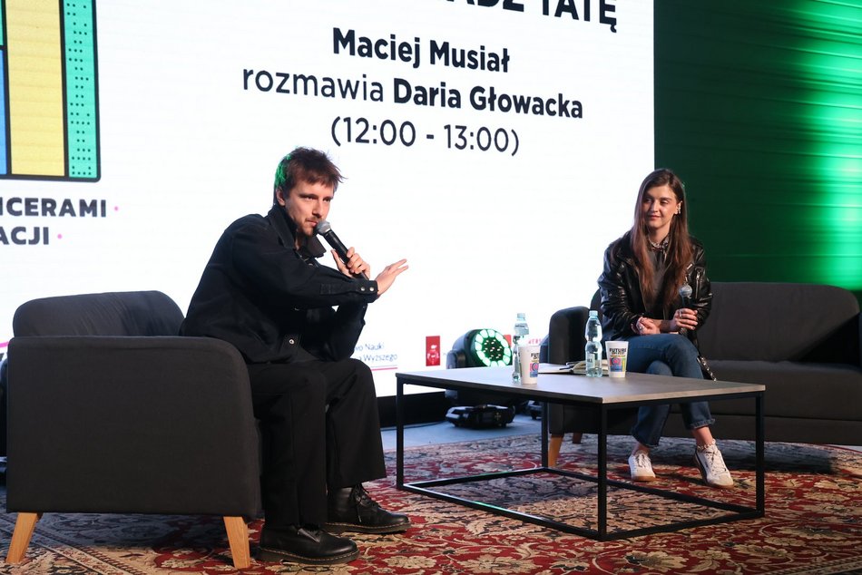 Łódź. Trzeci dzień Future Up! Fest w Łodzi. Byli Maciej Musiał, Kacper Błoński i Czarek Czaruje