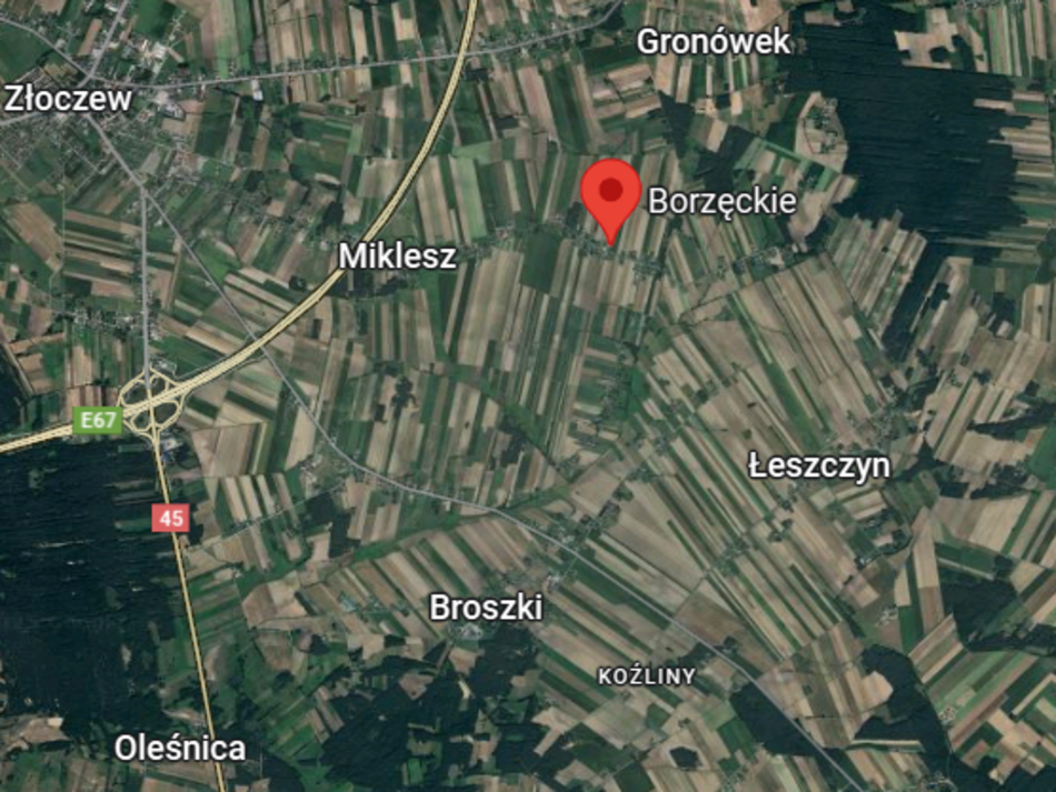Łódź. Kresy - część wsi Borzęckie