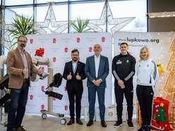 Łódź. ŁKS Łódź z wizytą w Hospicjum Łupkowa w Łodzi. Piękny gest tuż przed Świętami!