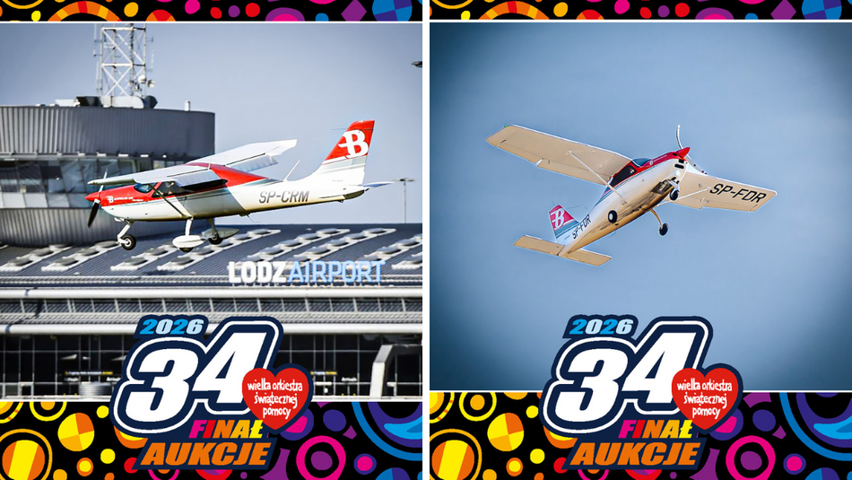 Łódź. WOŚP 2026 w Łodzi. Wylicytuj bilet VIP na Łódź Summer Festival 2026, przelot nad Łodzią i więcej