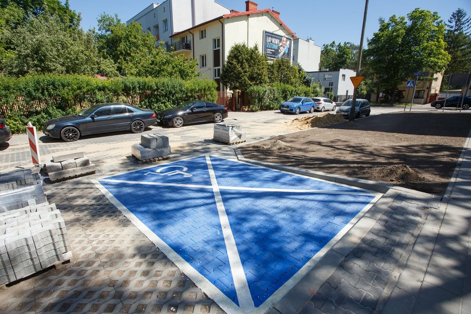 Ulica Lorentza w remoncie