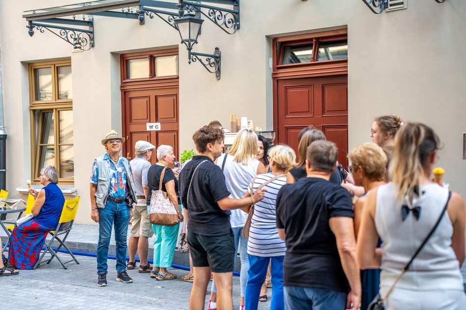 Otwarcie podwórka przy Piotrkowskiej 118