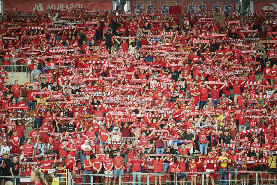 Mecz Widzew Łódź kontra Puszcza Niepołomice. Odszukaj się na zdjęciach z trybun!