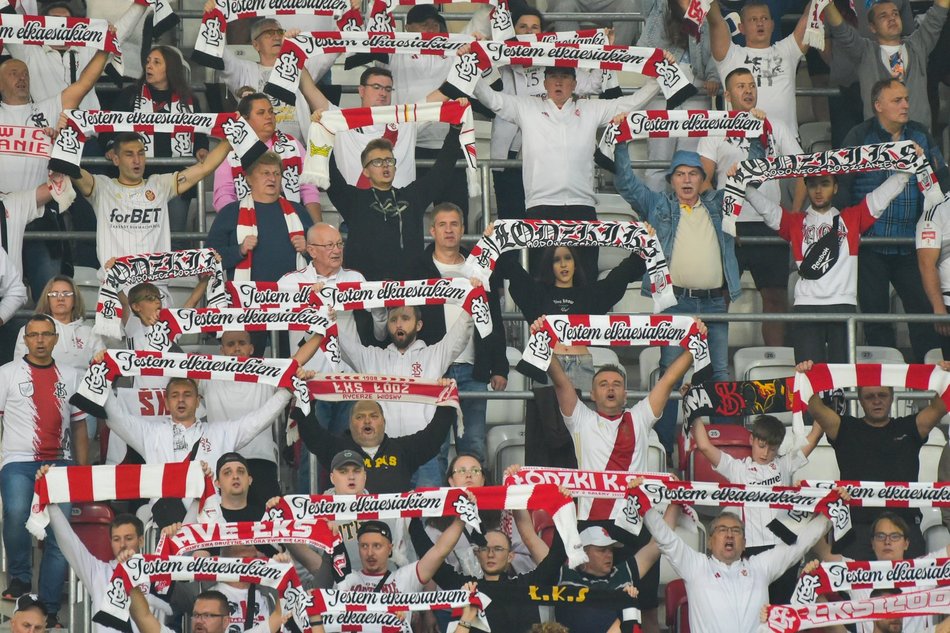 Kibice na meczu ŁKS Łódź z Polonią Bytom. Byłeś/aś tam? Odszukaj się w galerii!