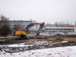 Łódź. Pierwsze koparki na budowie przy Pabianickiej