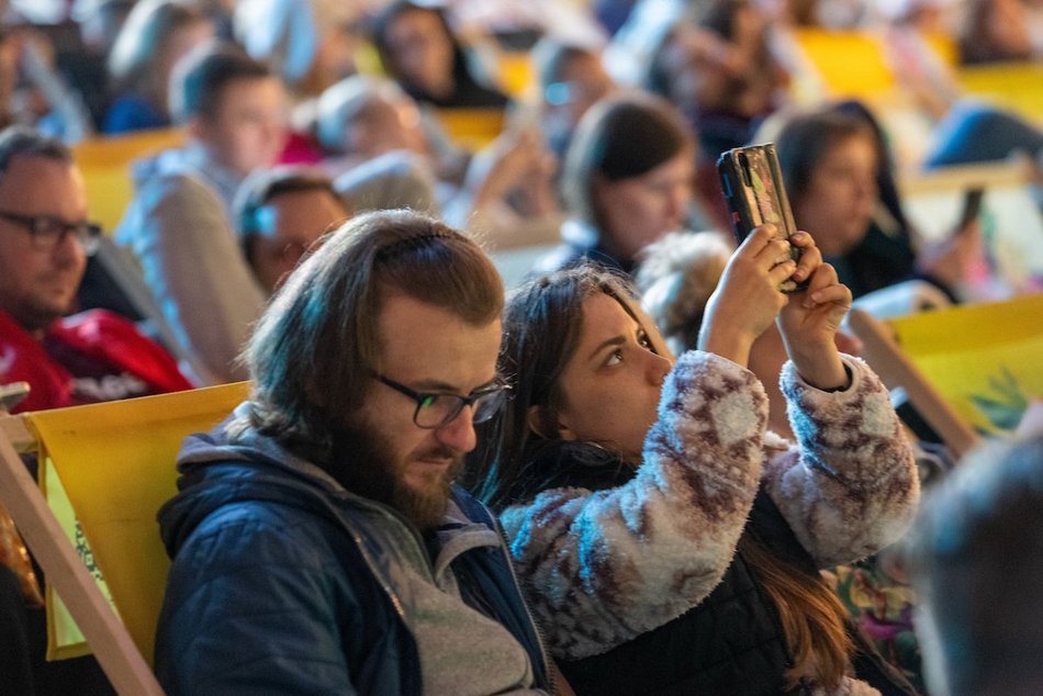 Łódź. TME Polówka w Łodzi. Publiczność w Fuzji obejrzała „Dzień Świra”