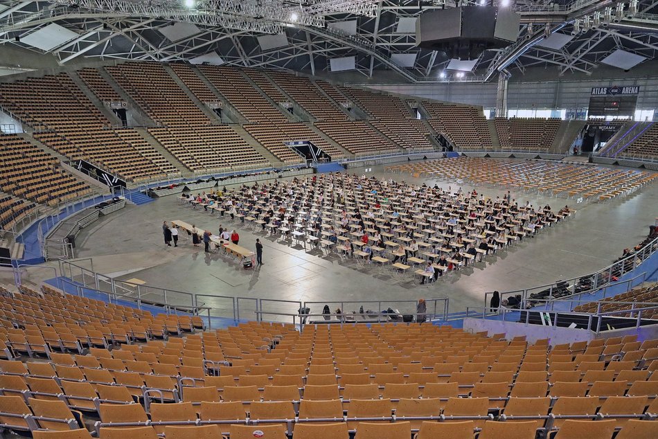 Egzamin lekarzy w Atlas Arenie