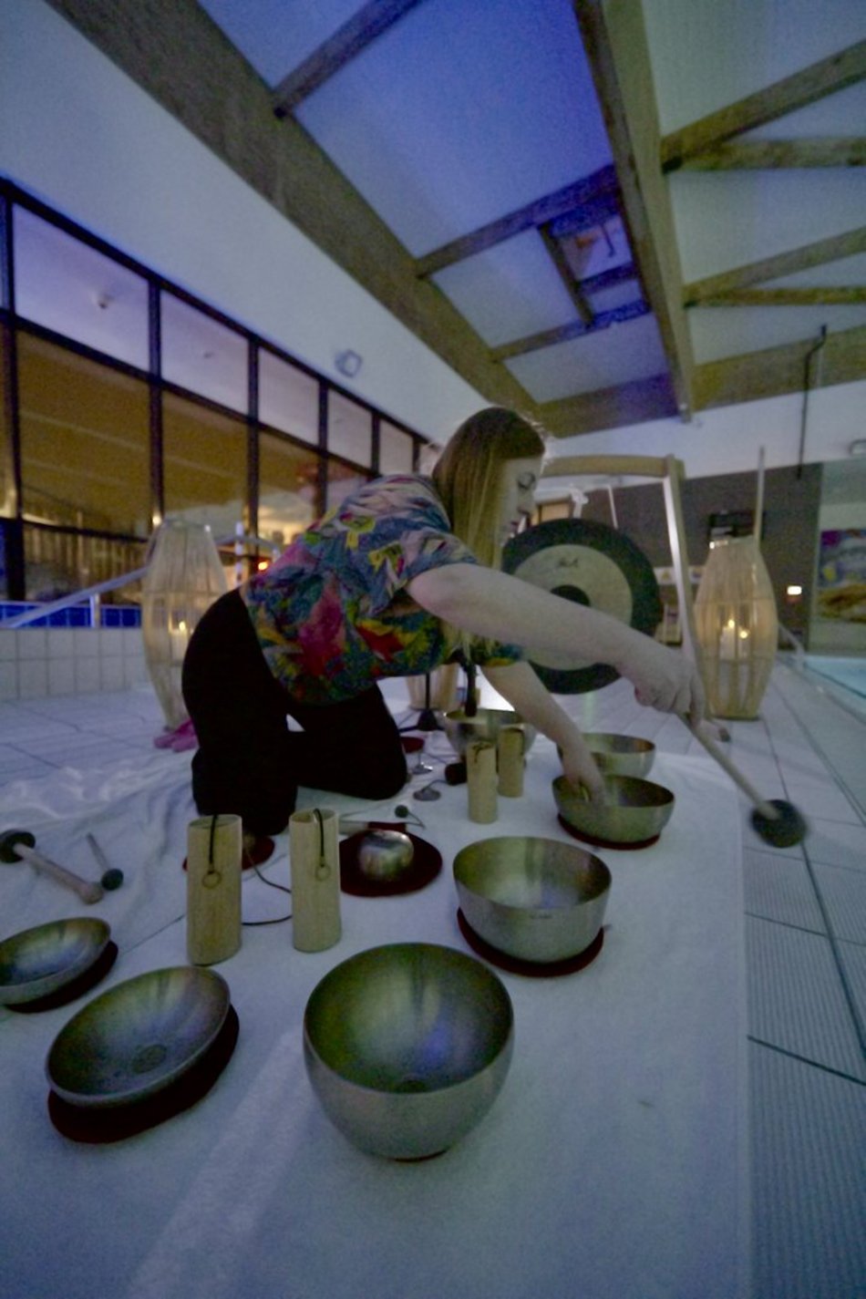 Łódź. Walentynkowy relaks w Aquaparku Fala w Łodzi przy dźwiękach mis tybetańskich