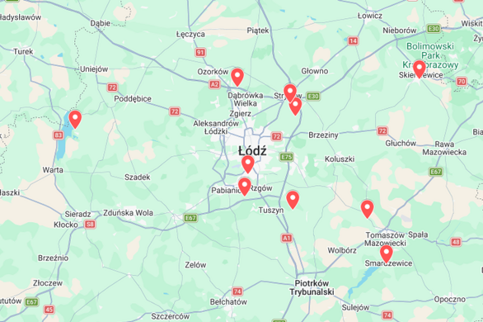 Łódź. Restauracje nad wodą w Łodzi i okolicach. Stacja Skoszewy, Rybakówka, Osada Sereczyn i więcej