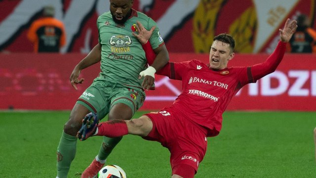 Widzew Łódź - Jagiellonia Białystok. Porażka po zaciętej walce