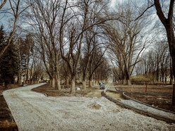 Park Staromiejski w Łodzi w przebudowie