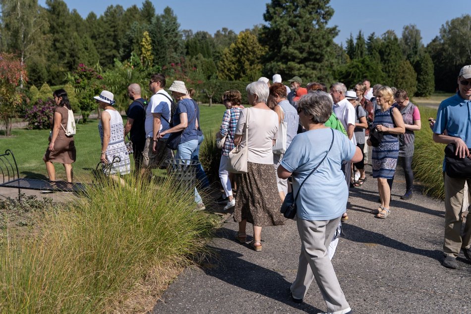 Spacer w Ogrodzie Botanicznym w Łodzi