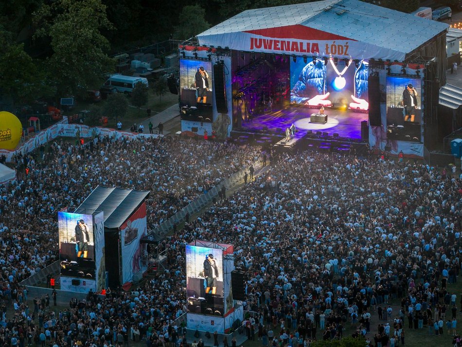 Łódź. Sentino na Juwenaliach 2026 w Łodzi. Król Malagi rozbujał tłum pod sceną!