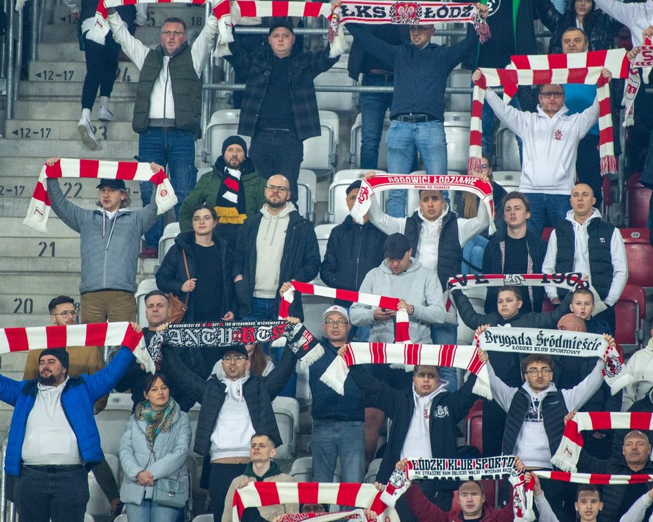 Kibice na meczu ŁKS Łódź z Wartą Poznań. Byłeś? Odszukaj się w galerii