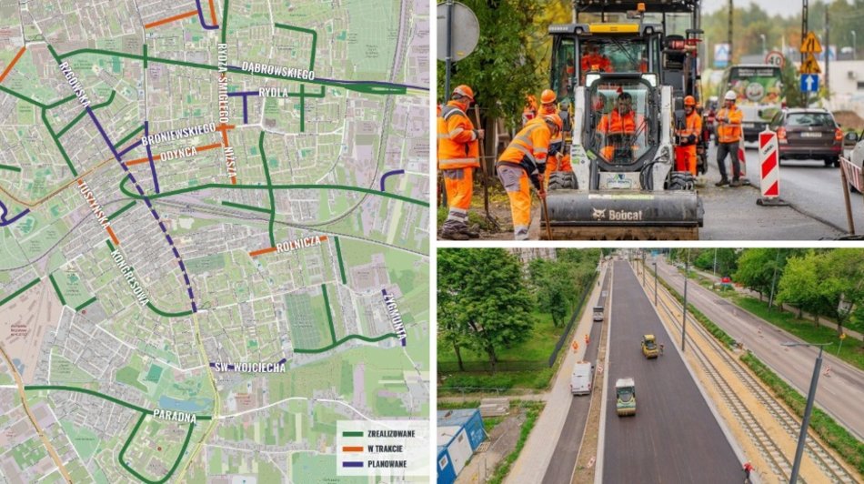 Łódź. Co z remontami na Chojnach i Dąbrowie w Łodzi? Gotowe realizacje i plany na 2026 rok