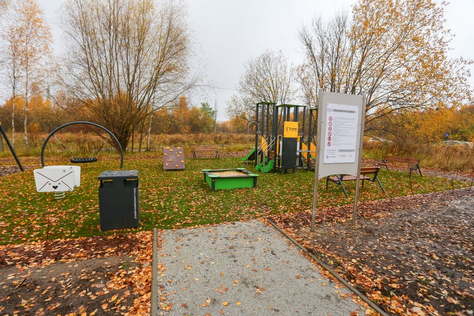 Nowy plac zabaw na Janowie gotowy. Powstał we współpracy z InPostem