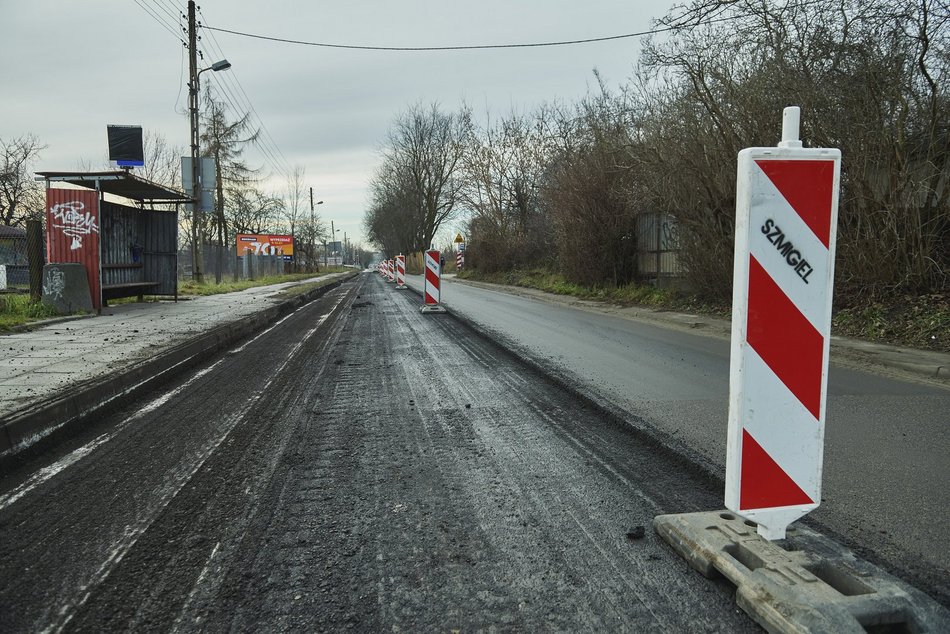 Budowa ronda Pomorska Edwarda Krokusowa